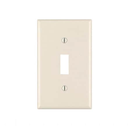 Ezgeneration Wallplate 1Tog 10Pk La M56-78001-TMP - Light Almond EZ3113450